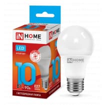 Лампа светодиодная LED-A60-VC 10Вт 230В Е27 4000К 900Лм IN HOME 4690612020211
