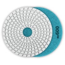 ЗУБР 125мм №600 алмазный гибкий шлифовальный круг (Черепашка) для мокрого шлифования 29867-600
