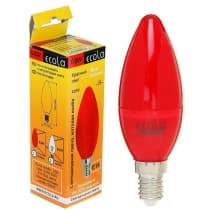 Лампа светодиодная Ecola Candle LED Color 6W E14 Red C4TR60ELY