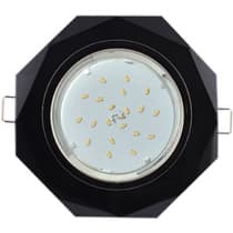 Встраиваемый светильник Ecola H4 5312 GX53 Чёрный FP538AECH