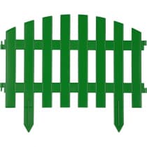 Забор декоративный GRINDA 28х300 см, зеленый АР ДЕКО 422203-G