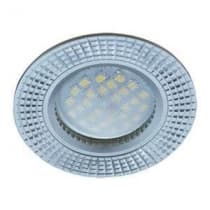 Встраиваемый светильник Ecola MR16 DL3182 GU5.3 матовый хром/алюминий FS1608EFF
