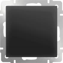 Выключатель одноклавишный перекрестный Werkel WL08-SW-1G-C черный матовый 4690389073618