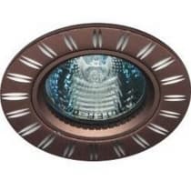 Светильник потолочный встраиваемый FERON GS-M393, классика MR16 G5.3, коричневый 28219