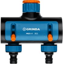 GRINDA PROLine TS-2, 3/4″-1″, распределитель двухканальный, поливочный, с внутренней резьбой 8-426312_z02
