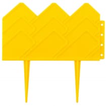 Бордюр декоративный для клумб GRINDA 14х310 см, желтый 422221-Y