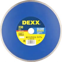 Круг отрезной для УШМ DEXX Ø 230х22.2 мм, алмазный, сплошной 36703-230