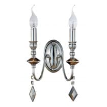 Бра Crystal Lux MERCEDES AP2 CHROME/SMOKE