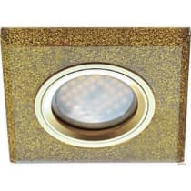 Встраиваемый светильник Ecola MR16 DL1651 GU5.3 Glass золото/золотой блеск FP1651EFF