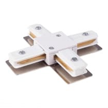 Коннектор X-образный для однофазного шинопровода Elektrostandard TRC-1-1-X-WH