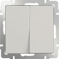 Выключатель двухклавишный Werkel WL03-SW-2G-ivory слоновая кость 4690389046162