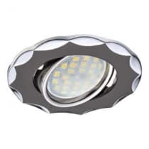 Встраиваемый светильник Ecola MR16 DH07 GU5.3 хром/черный хром FT1602EFS