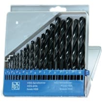Набор сверл по металлу, 1-10 мм, (через 0,5 мм), HSS, 19 шт, пластиковый бокс, цилиндрический хвостовиковик Sparta 723705