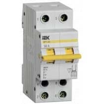 Выключатель-разъединитель IEK трехпозиционный ВРТ-63 2P 50А MPR10-2-050
