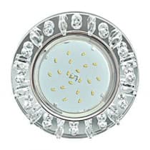 Встраиваемый светильник Ecola GX53 H4 5361 Glass хром/зеркальный FK53RNECB