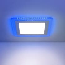Встраиваемый светильник Elektrostandard DLS024 10W 4200K синий