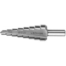 Сверло ступенчатое STAYER 6-28 мм, 8 ступеней, HSS 29660-6-20-8