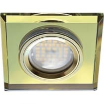 Встраиваемый светильник Ecola MR16 DL1651 GU5.3 Glass золото/прозрачный FG1651EFF