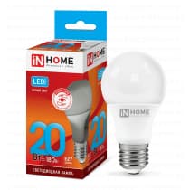 Лампа светодиодная LED-A60-VC 20Вт 230В Е27 4000К 1800Лм IN HOME 4690612020303