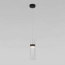 Подвесной светильник Eurosvet Lumen 50244/1 LED черный/прозрачный