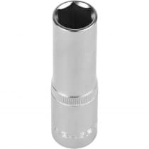 Торцовая головка ЗУБР 1/2", 15 мм, Cr-V сталь, хромированная 27726-15