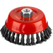 Щетка-крацовка чашечная для УШМ MIRAX d 120 мм 35104-120