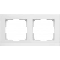Рамка на 2 поста Werkel Stark WL04-Frame-02-white белый 4690389047114