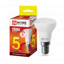 Лампа светодиодная LED-R39-VC 5Вт 230В Е14 3000К 410Лм IN HOME 4690612030838
