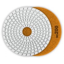 ЗУБР 125мм №200 алмазный гибкий шлифовальный круг (Черепашка) для мокрого шлифования 29867-200