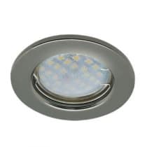 Встраиваемый светильник Ecola Light MR16 DL90 GU5.3 черный хром FM1611EFY