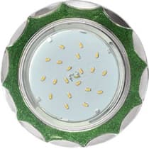 Встраиваемый светильник Ecola H4 DL3902 GX53 Зелёный FG53STECB