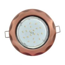 Встраиваемый светильник Ecola GX53 H4 9014 черненая медь FP81H4ECB