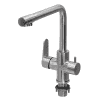 Смеситель для кухни ПСМ-ПРОФСАН PSM-300-22 STEEL с подключением фильтра тип См-МОЦБА