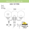 Садово-парковый фонарь FUMAGALLI RICU OFIR/G300 3L G30.157.R30.AXF1R