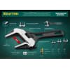 Ключ разводной SlimWide Compact KRAFTOOL 120/28 мм, Cr-V 27266-15