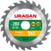 URAGAN Fast 200х32/30мм 24Т, диск пильный по дереву 36800-200-32-24_z01