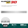 KRAFTOOL Alligator 3D, 600 мм, полотно по дереву для стусла прецизионного 15451-600-2