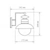 Светильник уличный Elektrostandard Talli D GL 3002D брауни