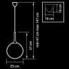 Подвесной светильник Lightstar Globo 813033