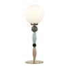 Настольная лампа Odeon Light Palle 5405/1T золотой/коричневый/голубой/белый матов./металл/керамика/стекло E14 1*40W