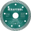 TURBO 115 мм, диск алмазный отрезной сегментированный по армированному бетону, кирпичу, KRAFTOOL 36682-115
