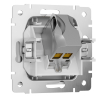Розетка компьютерная Ethernet RJ-45 cat. 6A экранированная (белый) W5120101