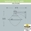 Светильник уличный настенный FUMAGALLI MIDIPILAR/VIVI V50.254.000.AXH27