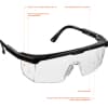 STAYER OPTIMA Прозрачные, очки защитные открытого типа, регулируемые по длине дужки. 2-110451_z01