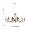 Подвесная люстра Favourite Plini 2591-18P