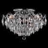 Люстра хрустальная Eurosvet Crystal 10081/6 хром/прозрачный хрусталь Strotskis