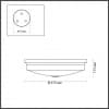 Настенно-потолочный светильник  ODEON LIGHT MARSEI 4825/4C