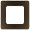 Рамка декоративная универсальная Legrand Inspiria, 1 пост, для горизонтальной или вертикальной установки, цвет "Бронза" 673939