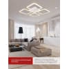 Светильник светодиодный IN HOME ELEGANT ARIS-W 60Вт 230В 3000-6500K 4700Лм 450х450х75мм c пультом ДУ белый 4690612043340