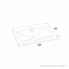 Умывальник мебельный IDDIS/Milardo Wash Basin 60 см, 001 (0016000U28)